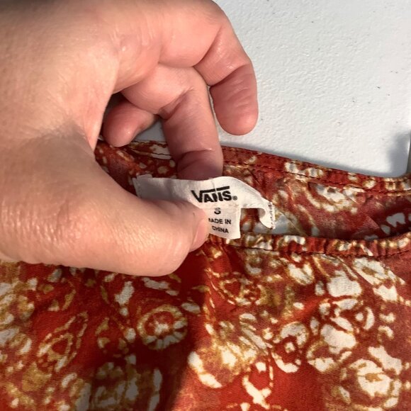 🍂 Vans “Marie” Trapeze Dress – Women’s Size S – Autumn Leaves Print - Picture 2 of 9
